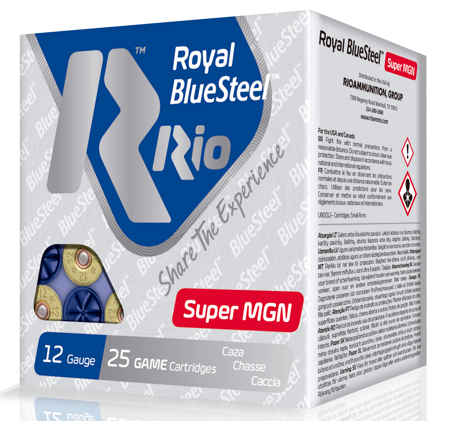 Rio Ammunition Royal Bluesteel, Rio Rbssm402 12 3.5 13/8oz Stl Mag 25/10