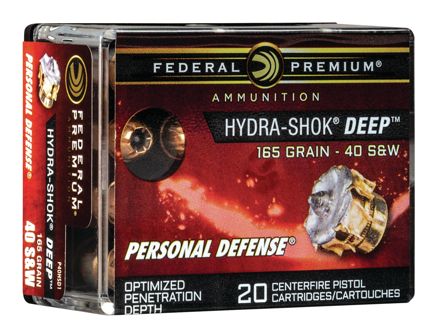 Federal Premium, Fed P40hsd1 40 165 Hs Deep 20-10