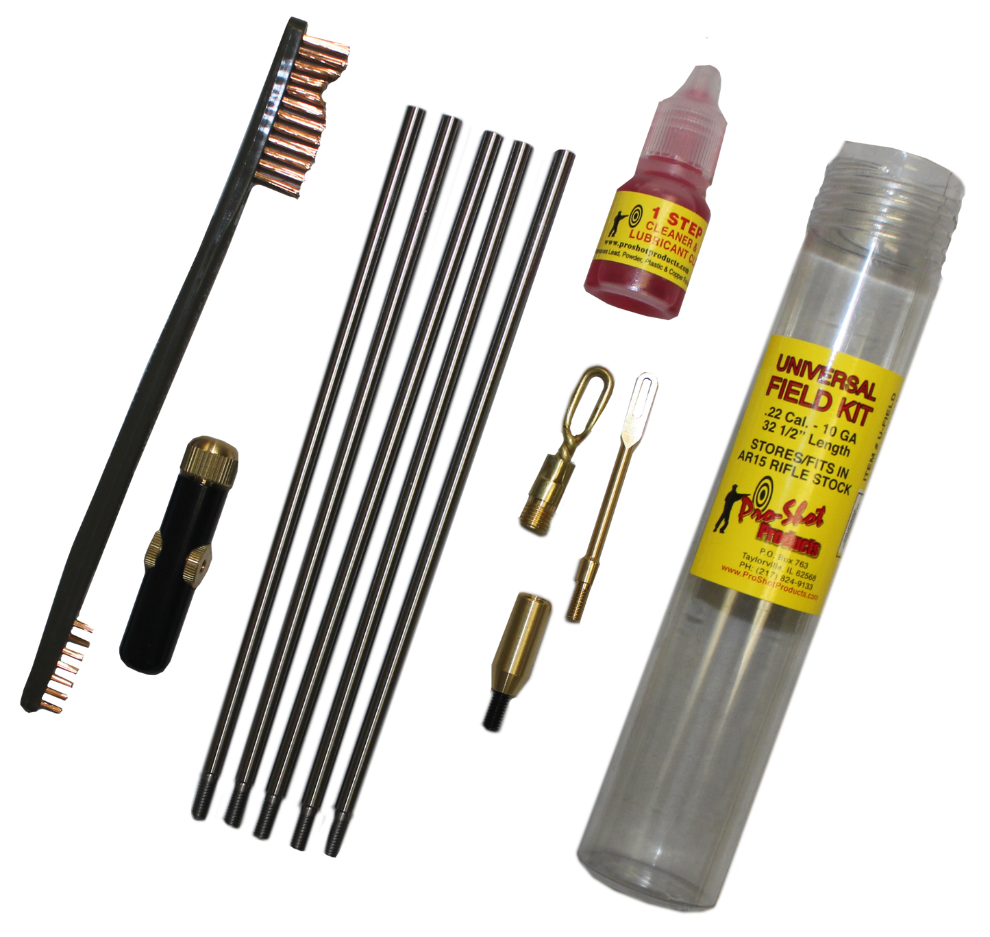 Pro-shot Classic Tube Kit, Proshot U-field Universal Field .22cal- 12ga