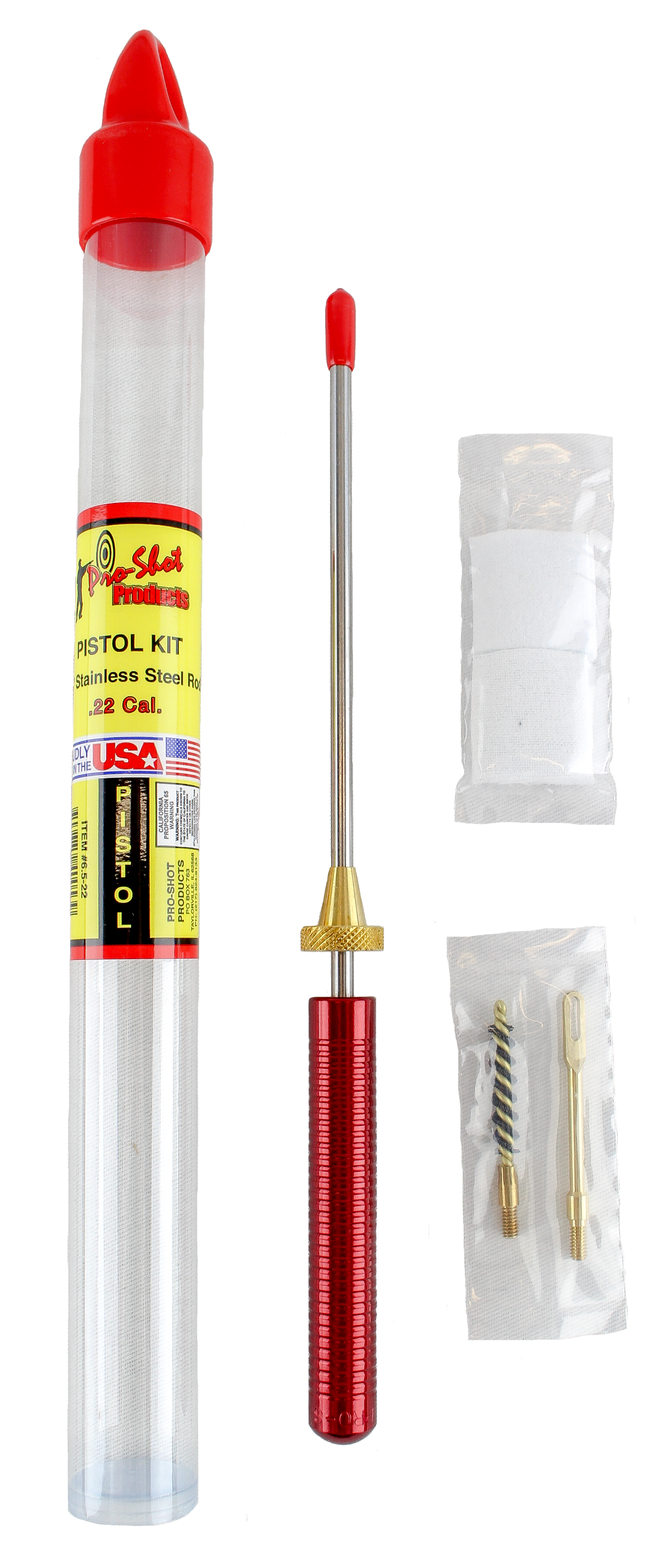 Pro-shot Classic Tube Kit, Proshot 6.5-22 6.5" Pistol Kit .22cal