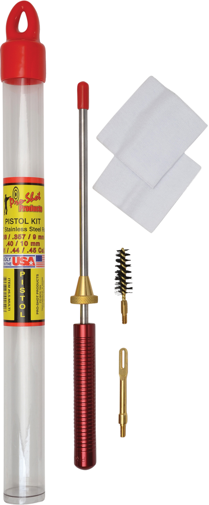 Pro-shot Classic Tube Kit, Proshot 6.5-multi 6.5" Pistol Kit .38-45cal