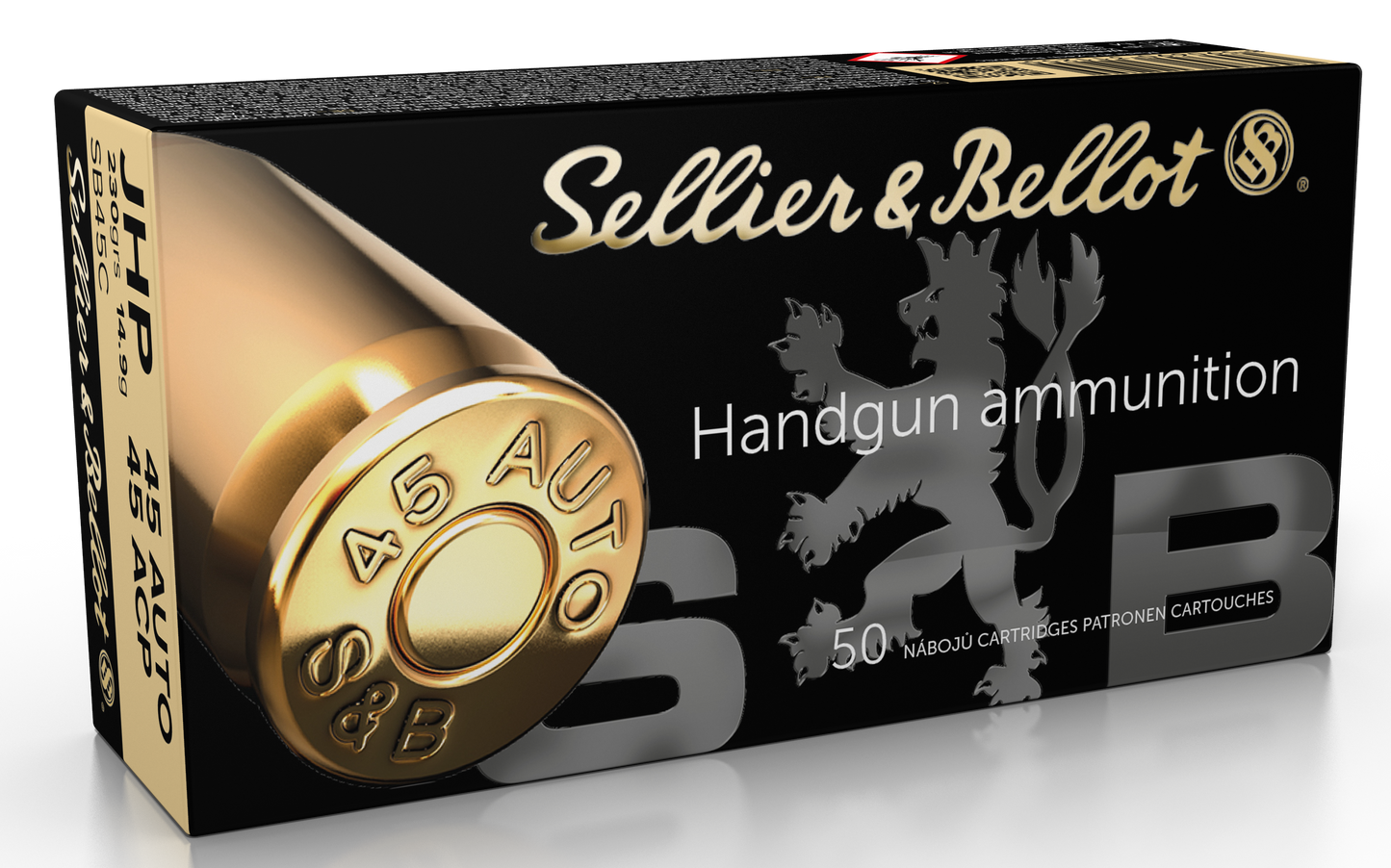 Sellier & Bellot Handgun, S&b Sb45c 45 230 Jhp 50/20