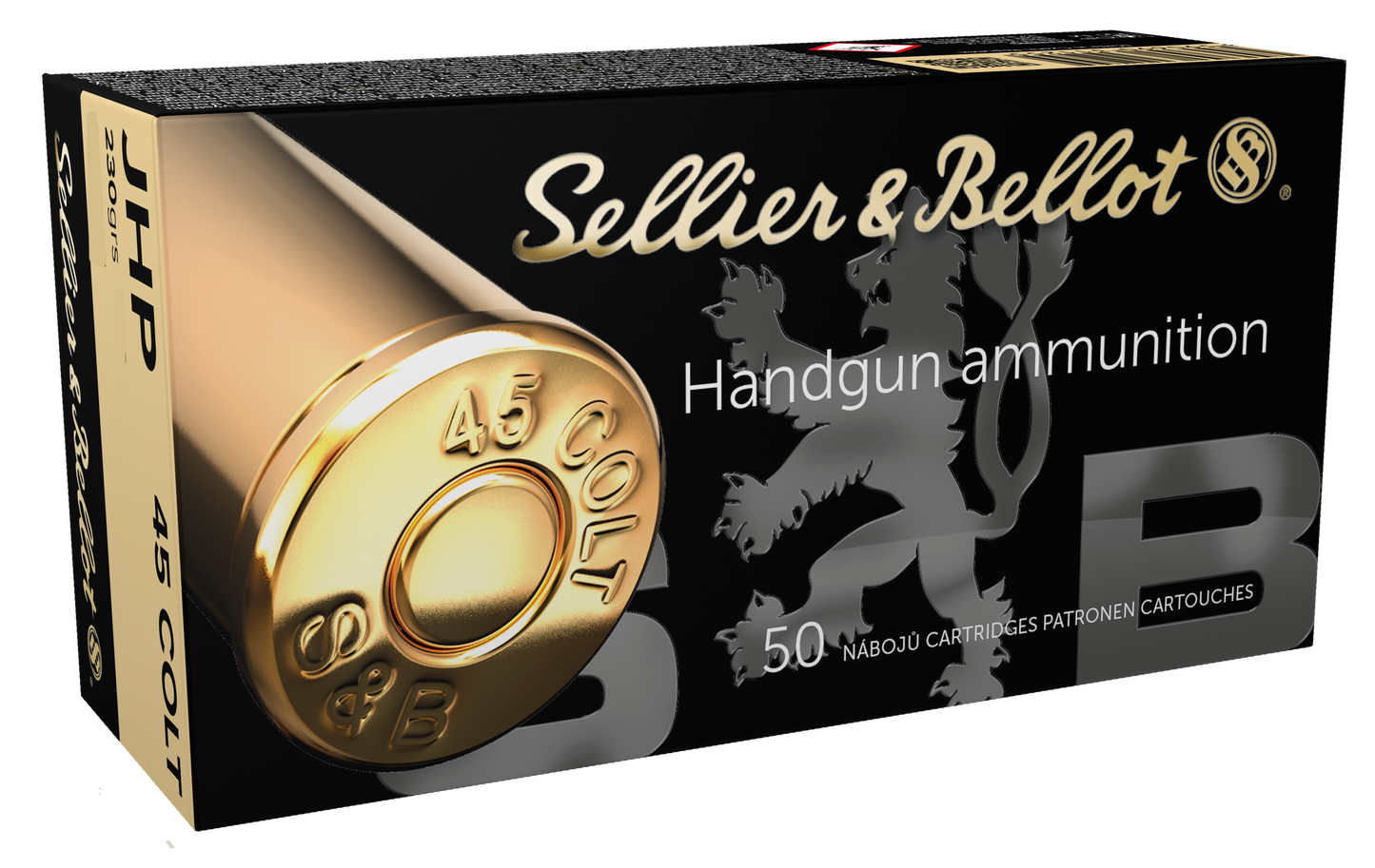 Sellier & Bellot Handgun, S&b Sb45f 45 Colt 230 Jhp 50/12