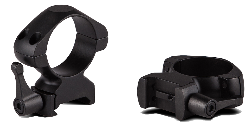 Konus Scope Ring Set, Konus 7406 Steel Rings Qd 1in Hi