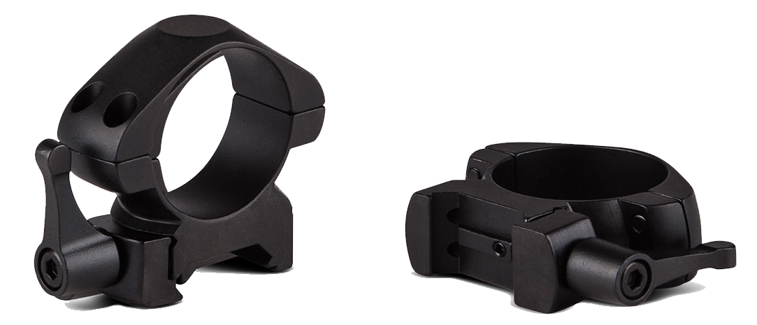 Konus Scope Ring Set, Konus 7407 Steel Rings Qd 1in Md