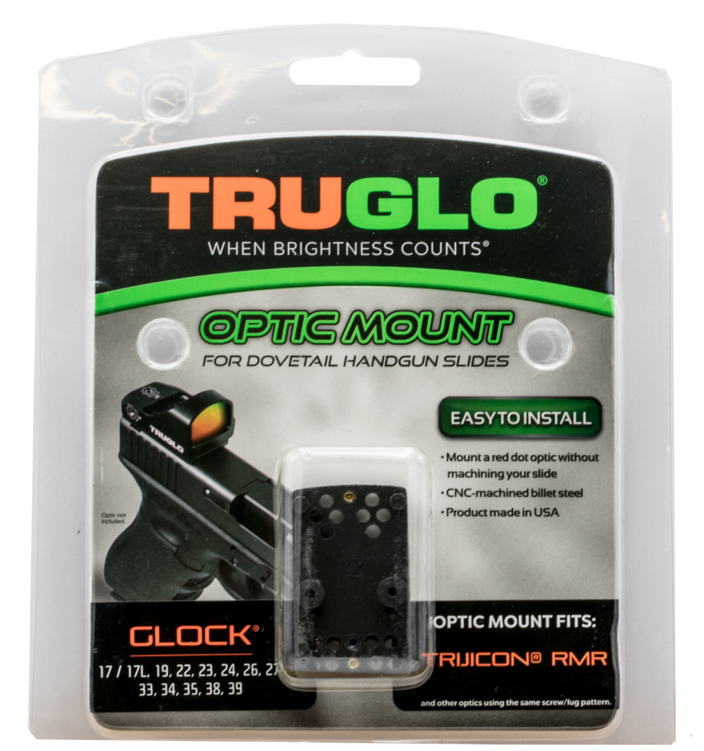 Truglo Adapter Mount, Tru Tg-8950g2 Mnt Sld Optic Glock Rmr