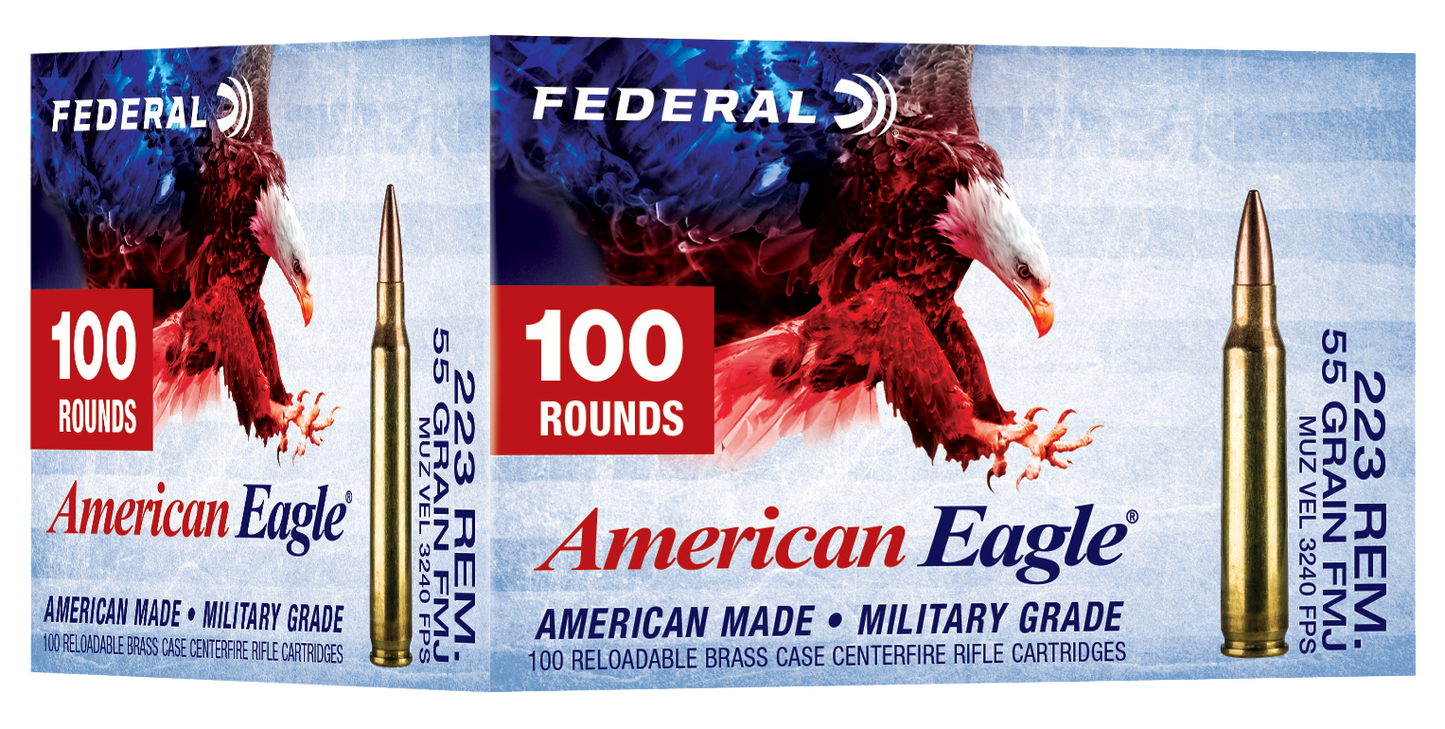 Federal American Eagle, Fed Ae223blf       223      55 Fmj  Anoka    100/5
