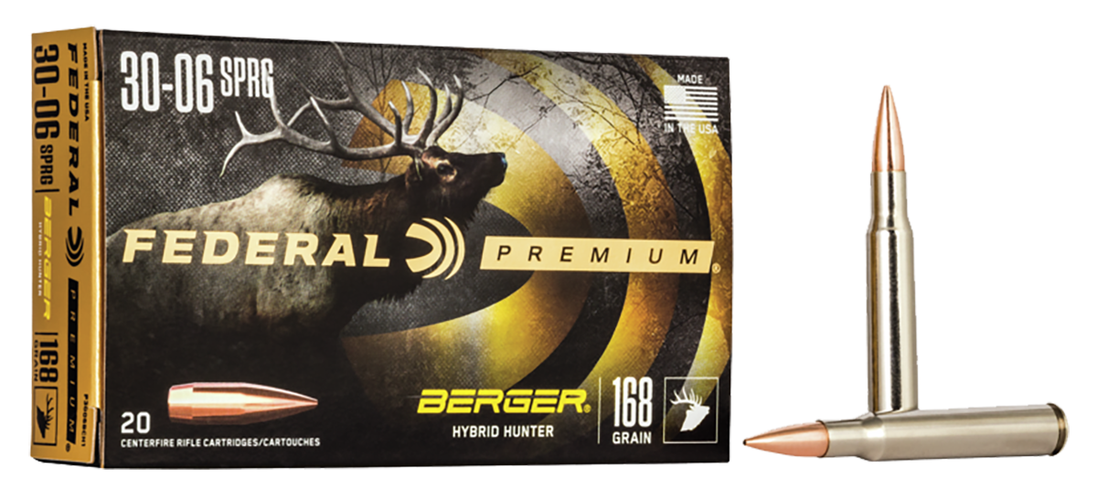 Federal Premium, Fed P3006bch1 3006 168 Berger 20/10