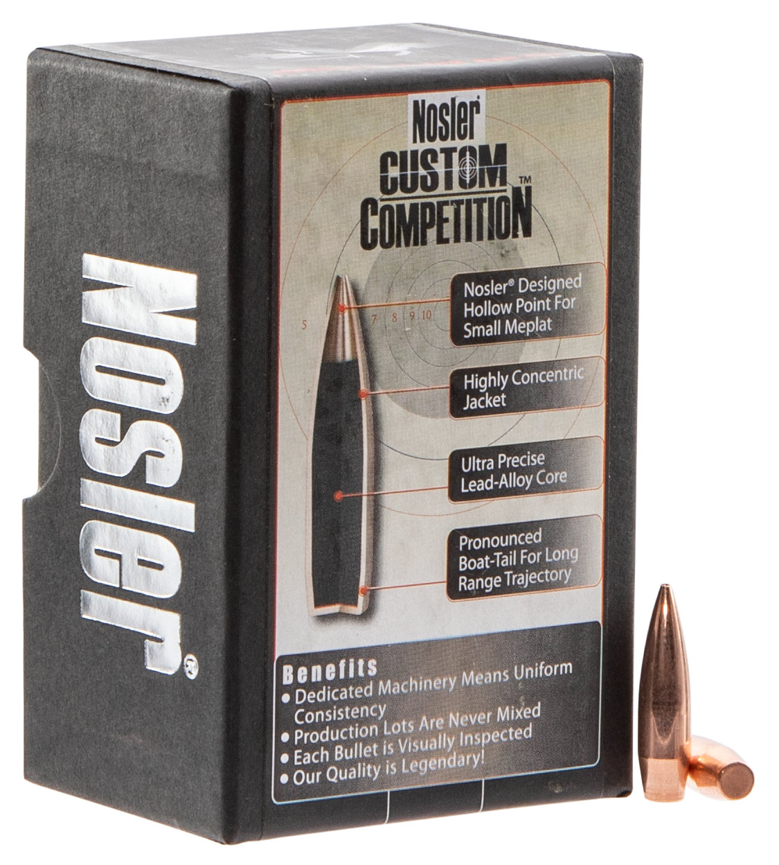 Nosler Custom Competition, Nos 53427 Cc 6.5 100 Cc Hpbt 100
