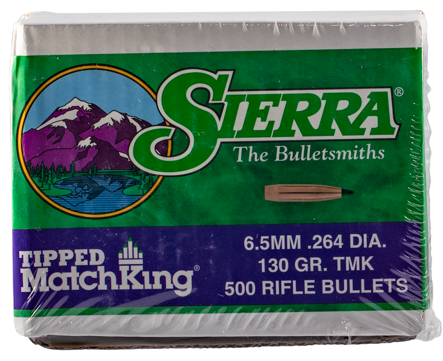 Sierra Tipped Matchking, Sierra 7430c .264 130 Tipped Mk 500