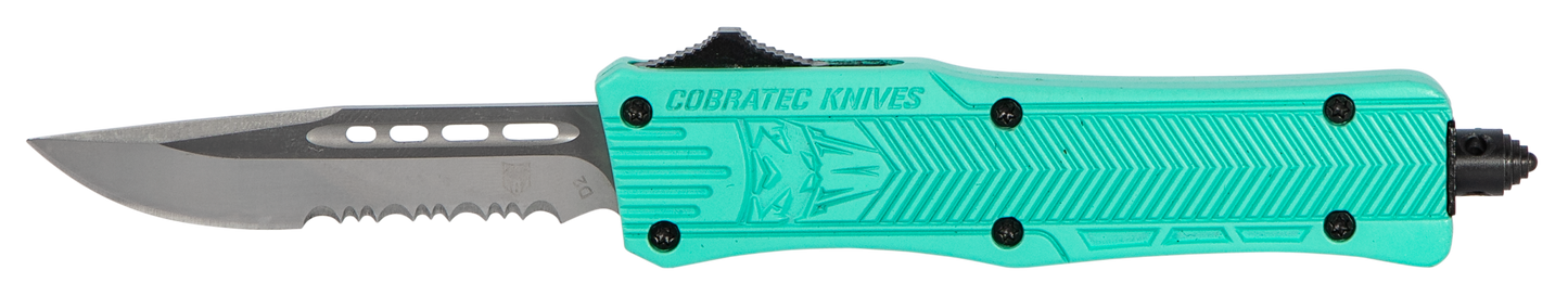 Cobra Tec Knives Llc Ctk-1, Cobra Stbctk1sds     Sml Ctk1 Serr Drop Blue