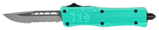 Cobra Tec Knives Llc Ctk-1, Cobra Stbctk1sds     Sml Ctk1 Serr Drop Blue