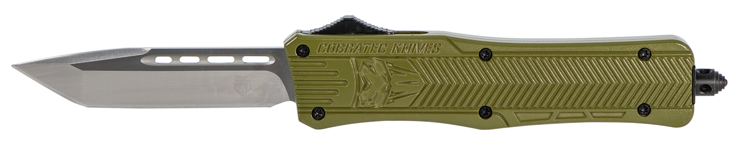 Cobra Tec Knives Llc Ctk-1, Cobra Modctk1mtns    Med Ctk1 Tanto Od Green