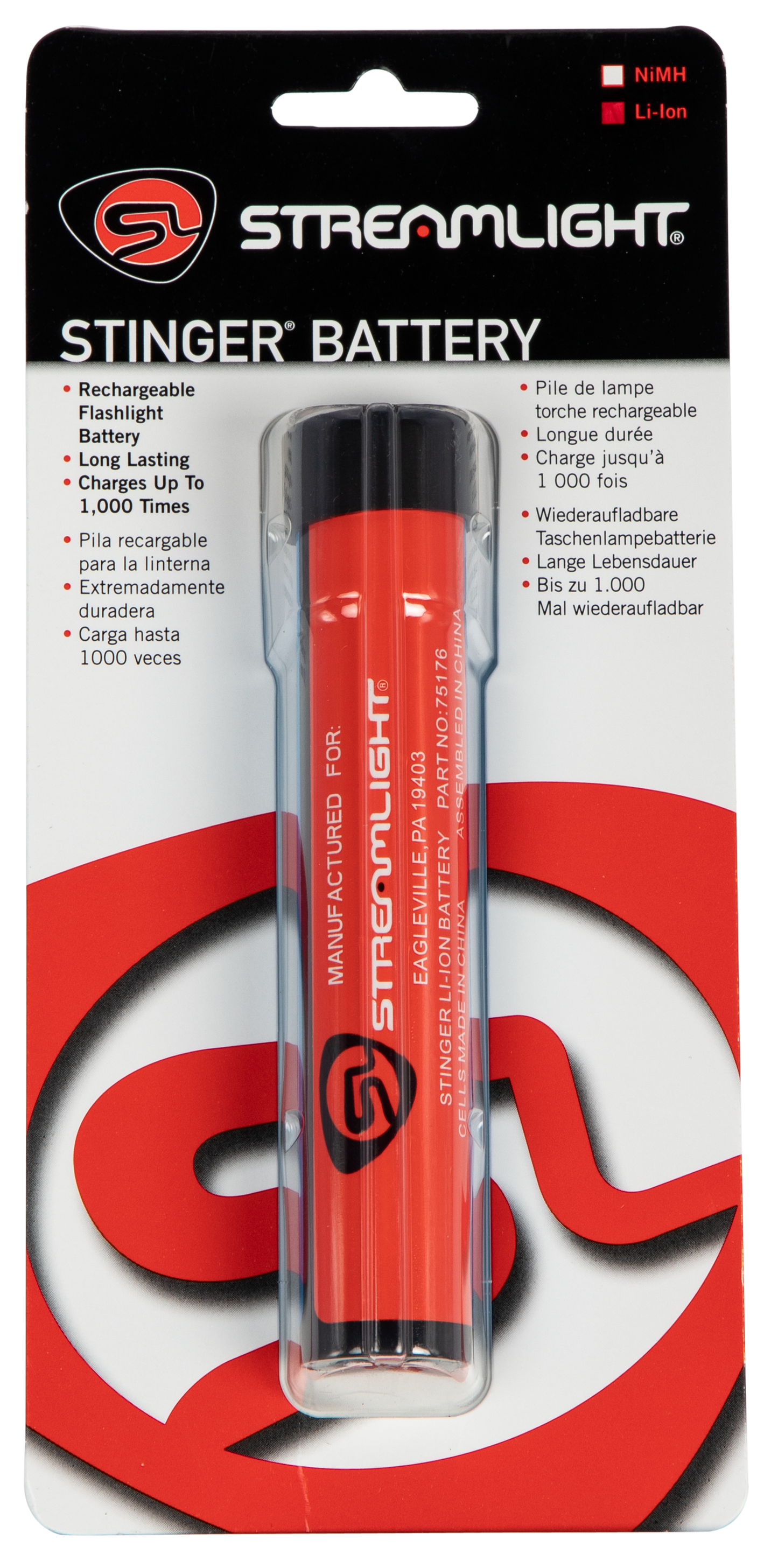 Streamlight Stinger, Stl 75176 Stinger Lithium Ion Battery Ex Ultra