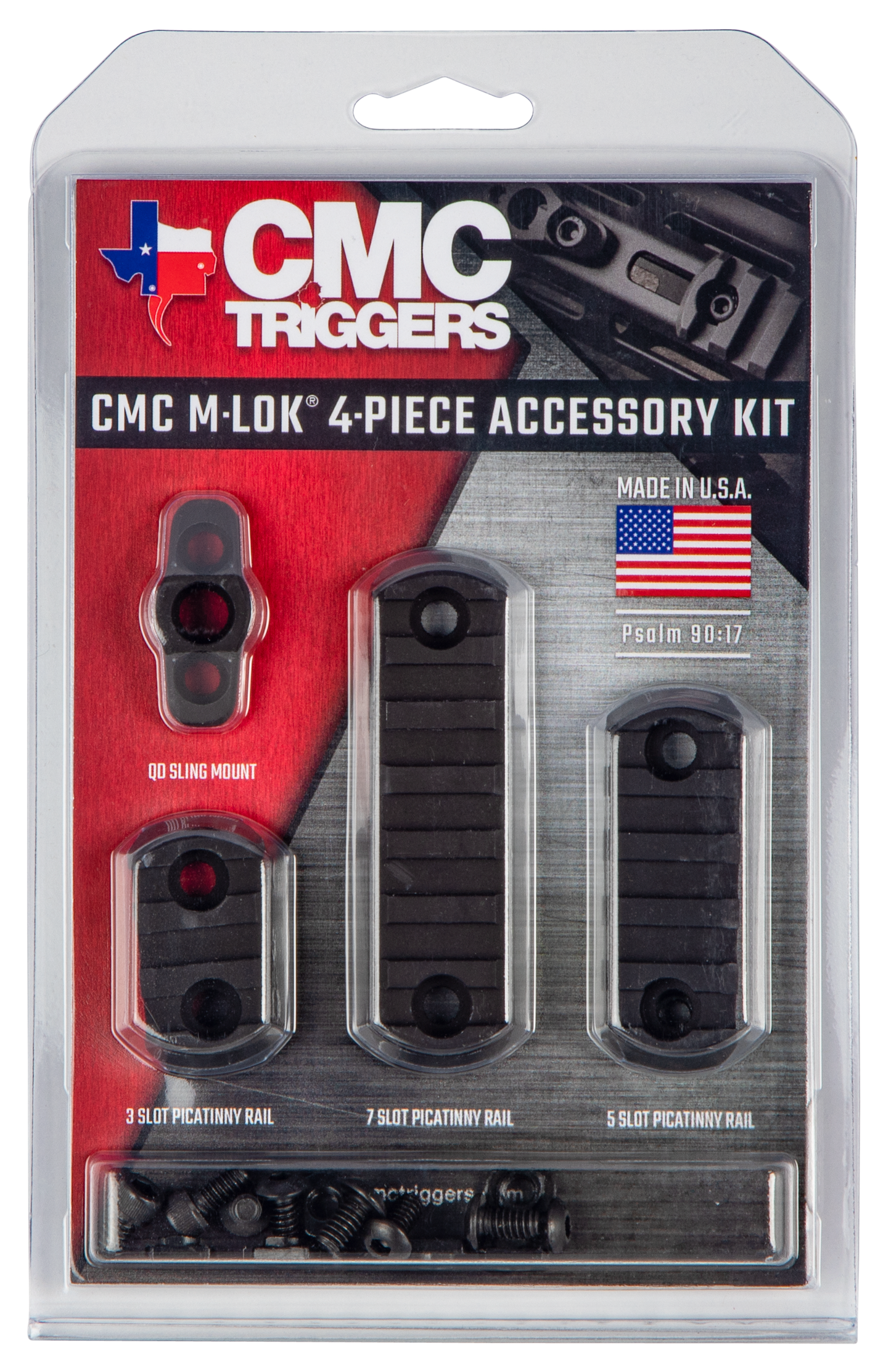 Cmc Triggers M-lok, Cmc 81724 Mlok 4 Piece Rail Kit