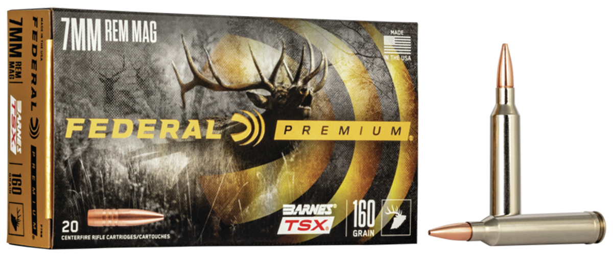 Federal Premium, Fed P7rn 7mm Mg 160 Btsx 20/10
