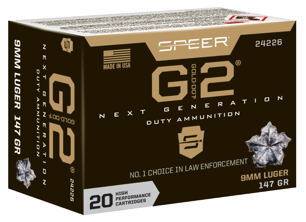 Speer Ammo Gold Dot, Speer 24226 Gold Dotg2 9mm 147 Gd2 20/10