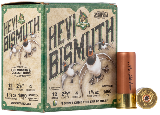 Hevishot Hevi-bismuth, Hevi Hs14704 Bismuth Wf   12 2.75  4  11/4  25/10