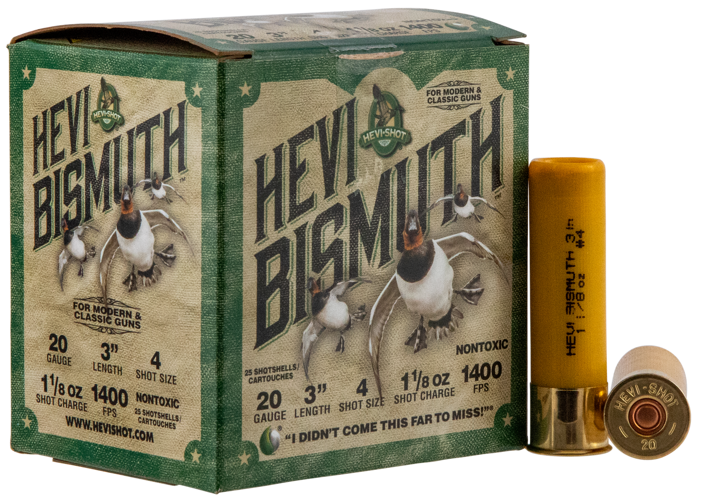 Hevishot Hevi-bismuth, Hevi Hs17004 Bismuth Wf 20 3in 4 11/8 25/10