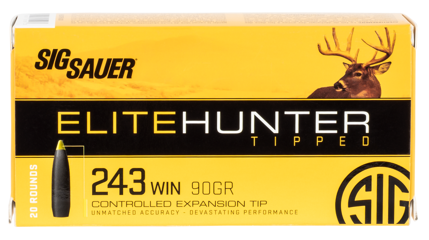 Sig Sauer Elite Hunter Tipped, Sig E243th2-20 243 90 Elite Hnt 20/10