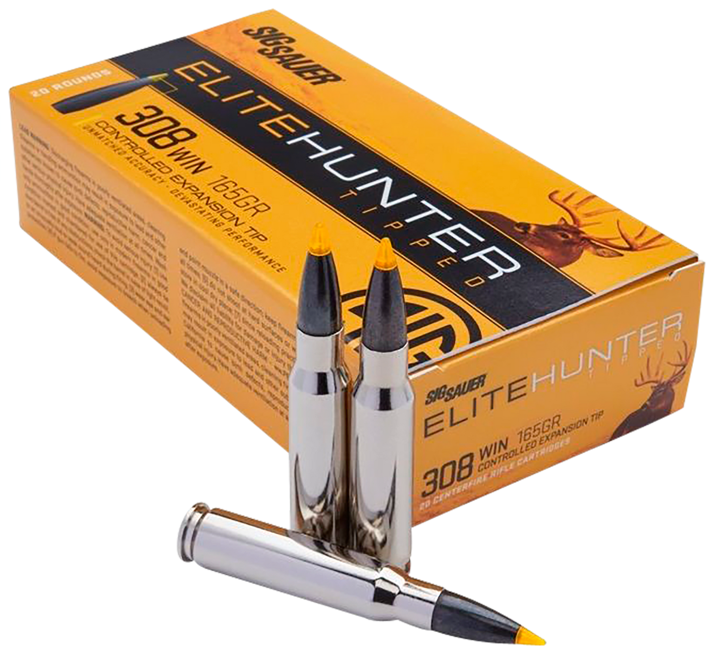 Sig Sauer Elite Hunter Tipped, Sig E308th2-20 308 165 Elite Hnt 20/10