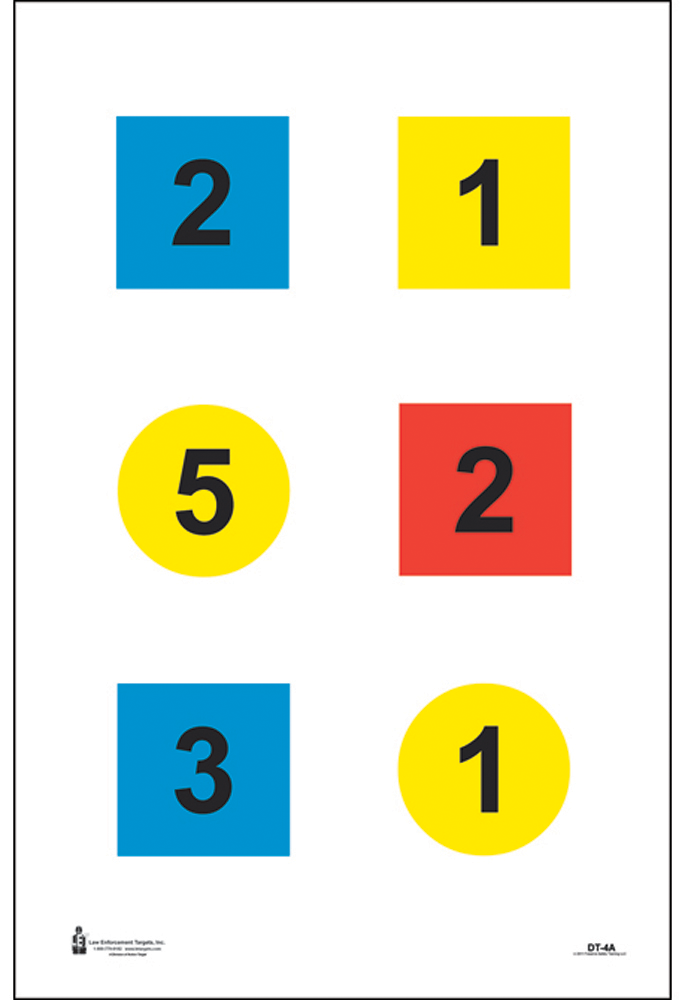 Action Target Inc Training, Action Dt4c100 Dt4 Cmmnd Trning Shps/nmbrs  100 Bx