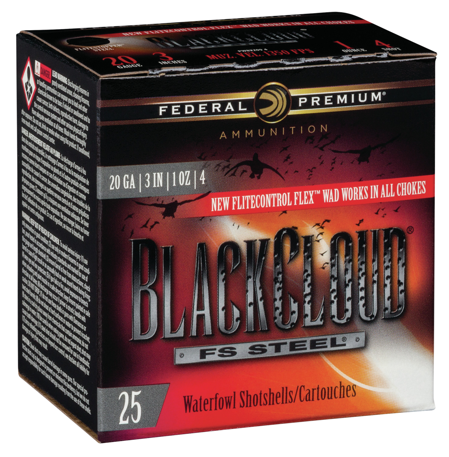 Federal Black Cloud, Fed Pwbx2094 Blkcld 20 3in 1oz 25/10
