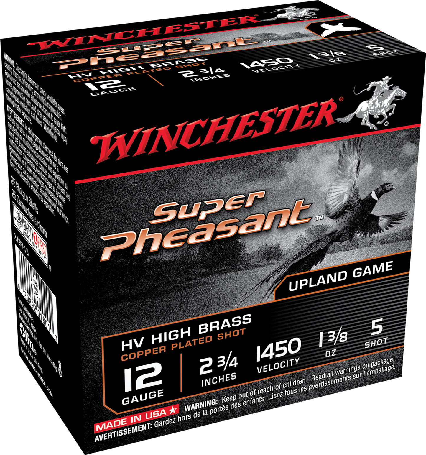 Winchester Ammo Super Pheasant, Win X12phv5 Sup Phsnt 1 3-8 25-10