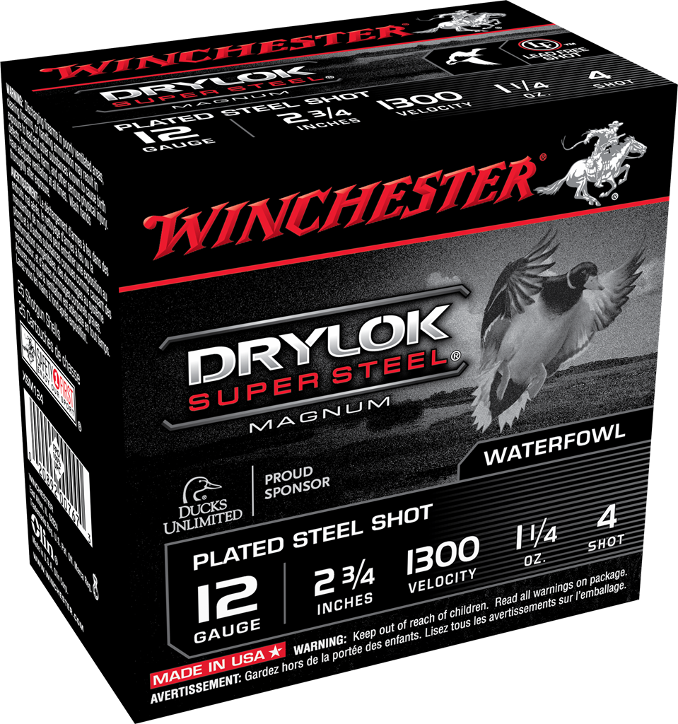 Winchester Ammo Drylock Super Steel, Win Xsm124 2mag 11/4 Stl 25/10