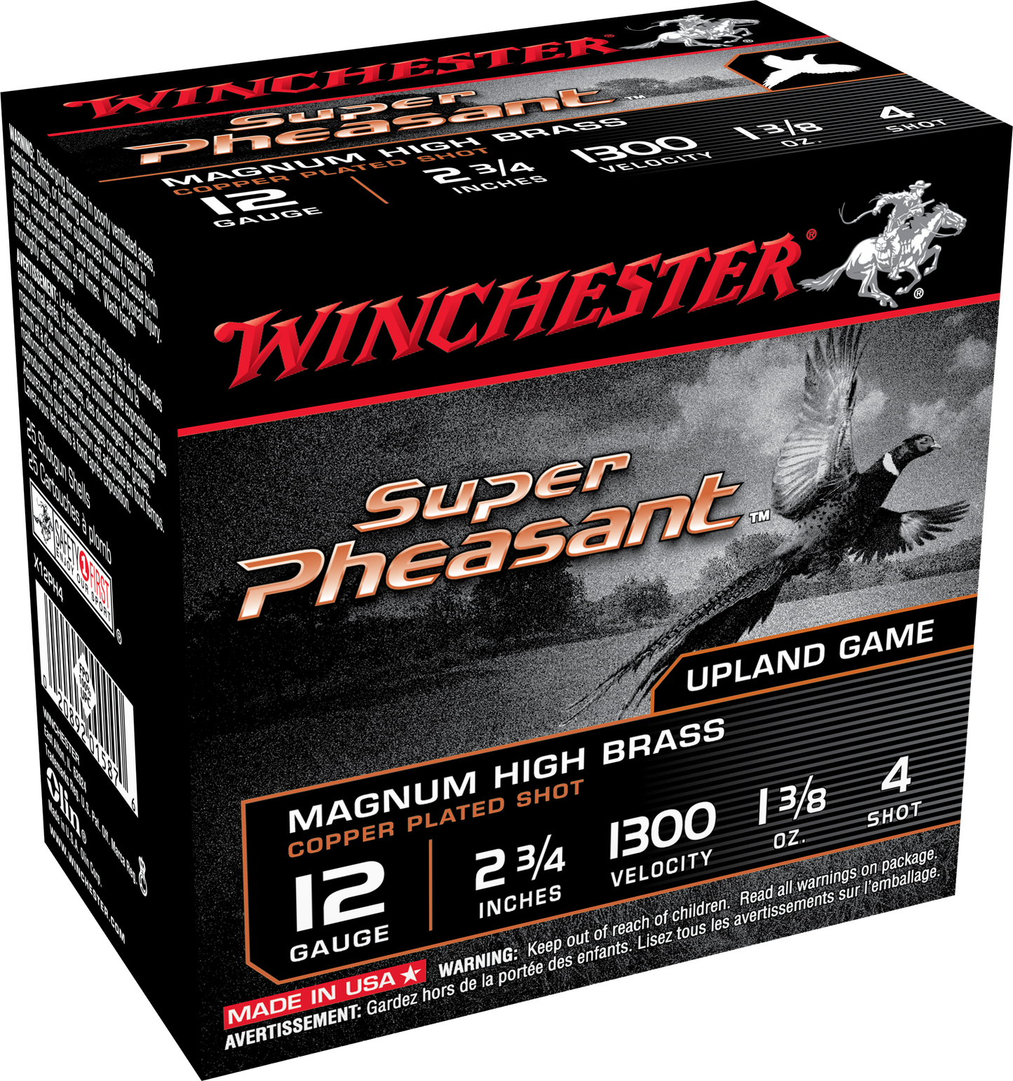 Winchester Ammo Super Pheasant, Win X12ph4 Sup Phsnt 1 3/8 25/10