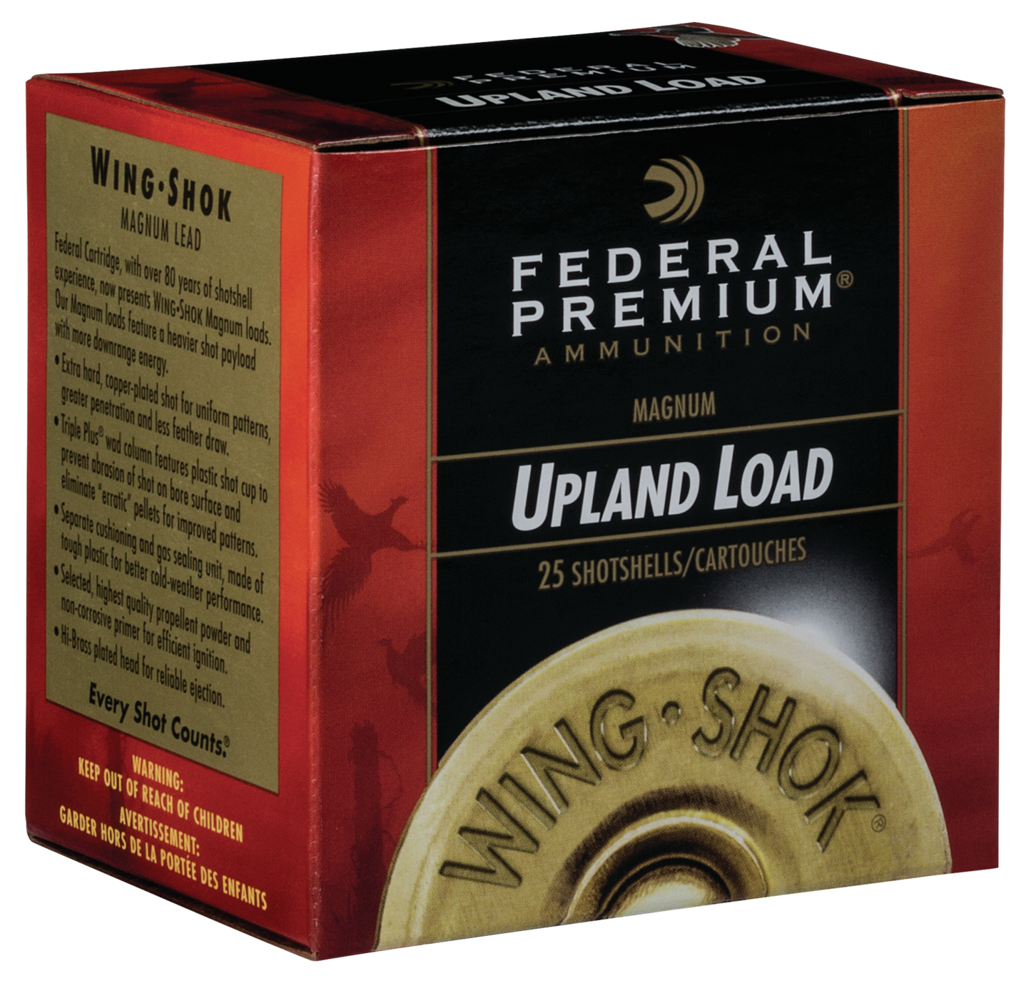 Federal Premium Upland, Fed Pf1546 Wngshk 12 Hv 11/4 25/10