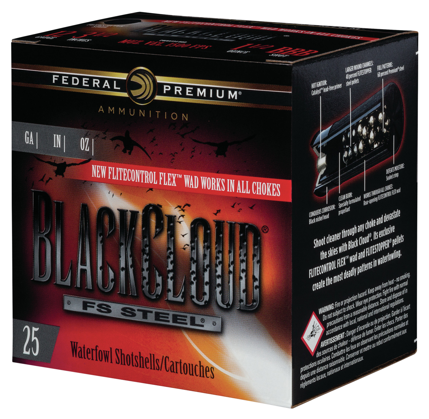 Federal Black Cloud, Fed Pwbx2091 Blkcld 20 3in 1oz 25/10