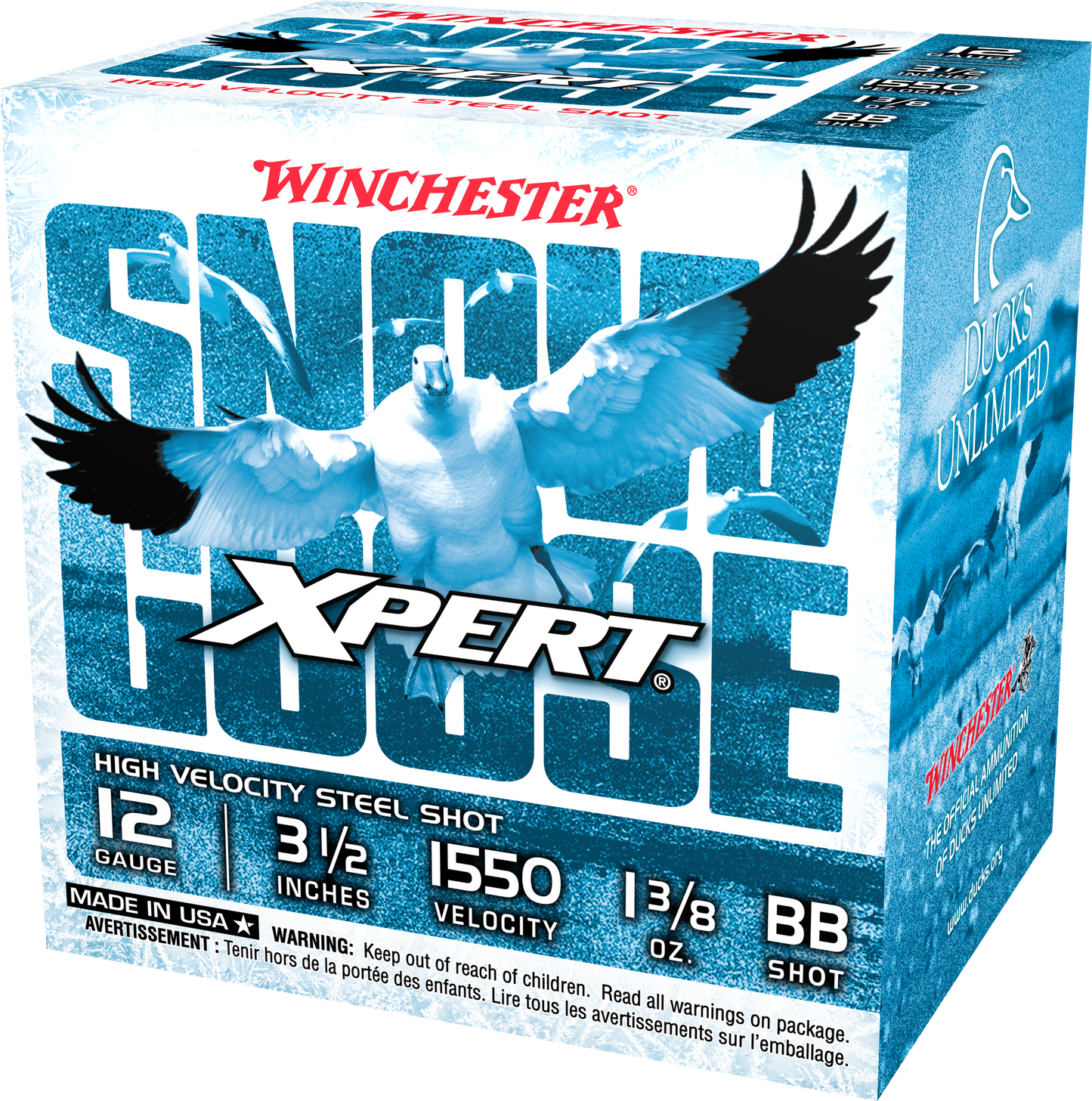 Winchester Ammo Xpert Steel Snow Goose, Win Wxs12lbb Xpert Snow Goose 1 3/8 3.5 25/10