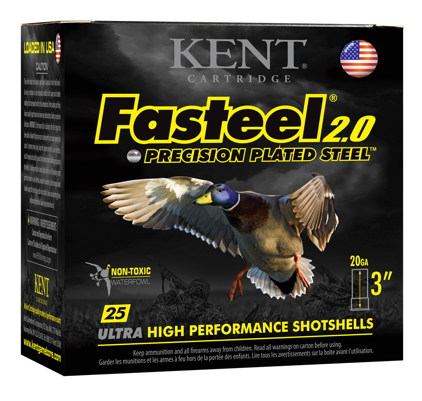 Kent Cartridge Fasteel 2.0, Kent K203fs243 3in 7-8 Faststl 2.0 25-10