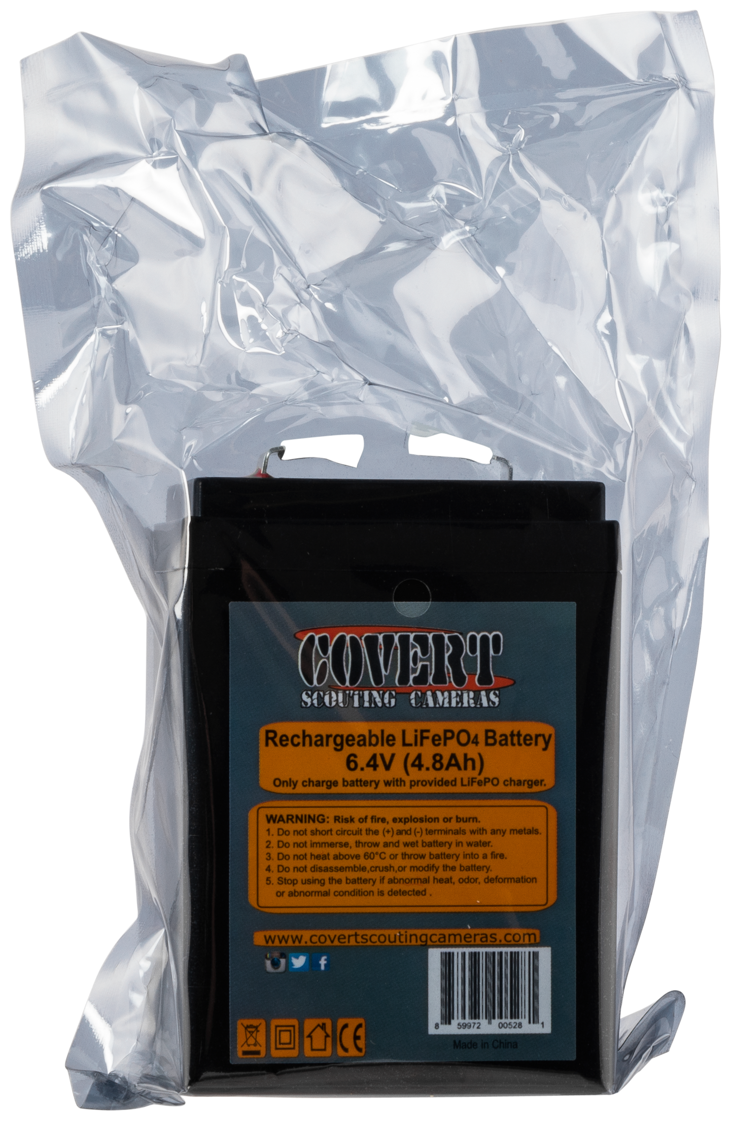 Covert Scouting Cameras Lifepo, Covert 5281 Lifepo4 Lithium Battery 6.4v 2000 Cy