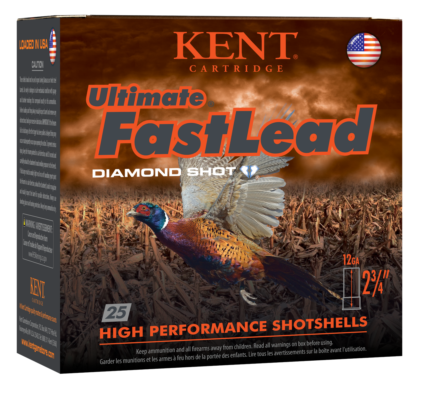 Kent Cartridge Ultimate Fast Lead, Kent K122ufl404 2.75 13-8 Ult Fast Ld 25-10