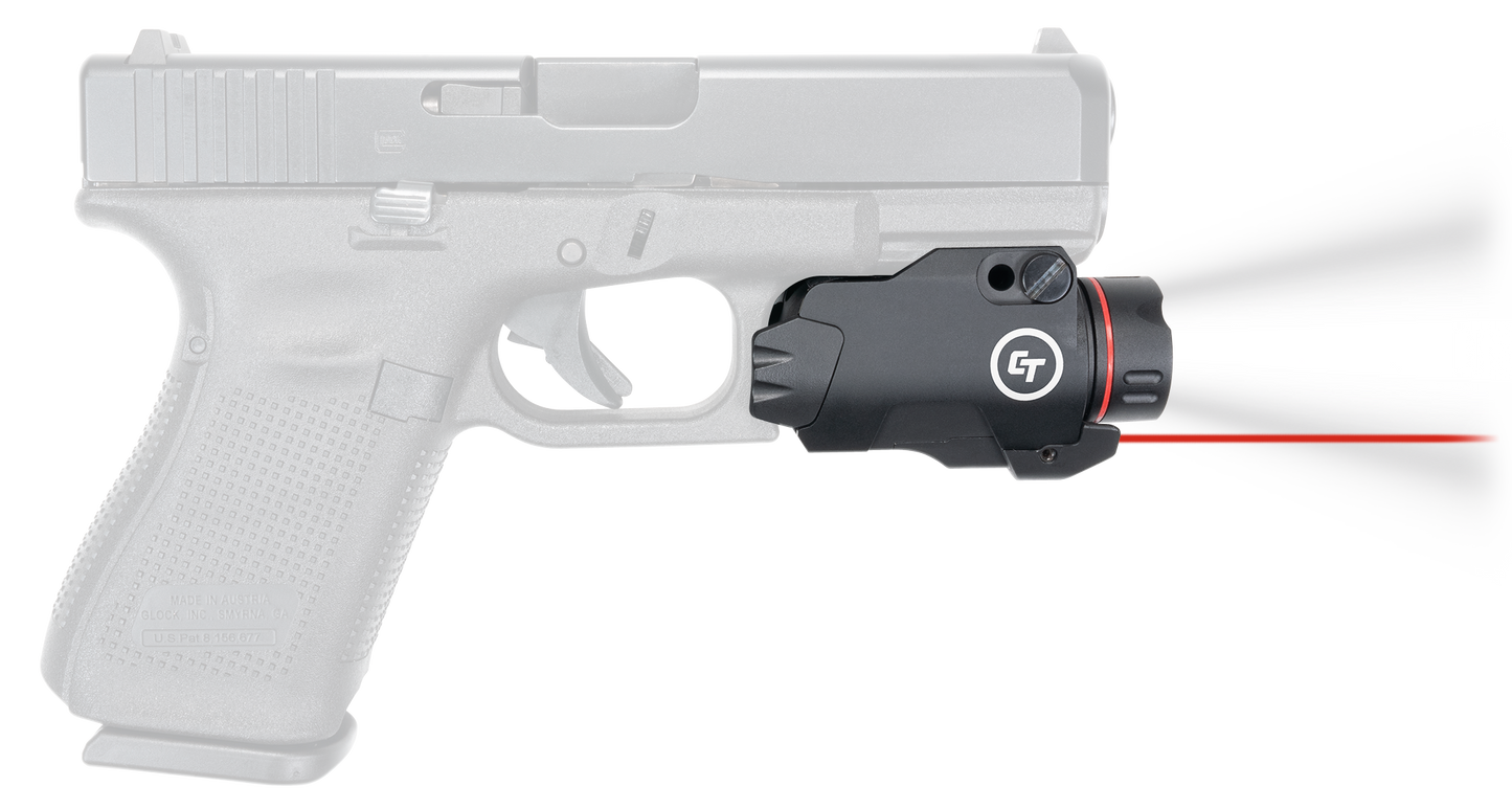 Crimson Trace Rail Master Pro, Crim Cmr207 Rail Master Red Laser Blk