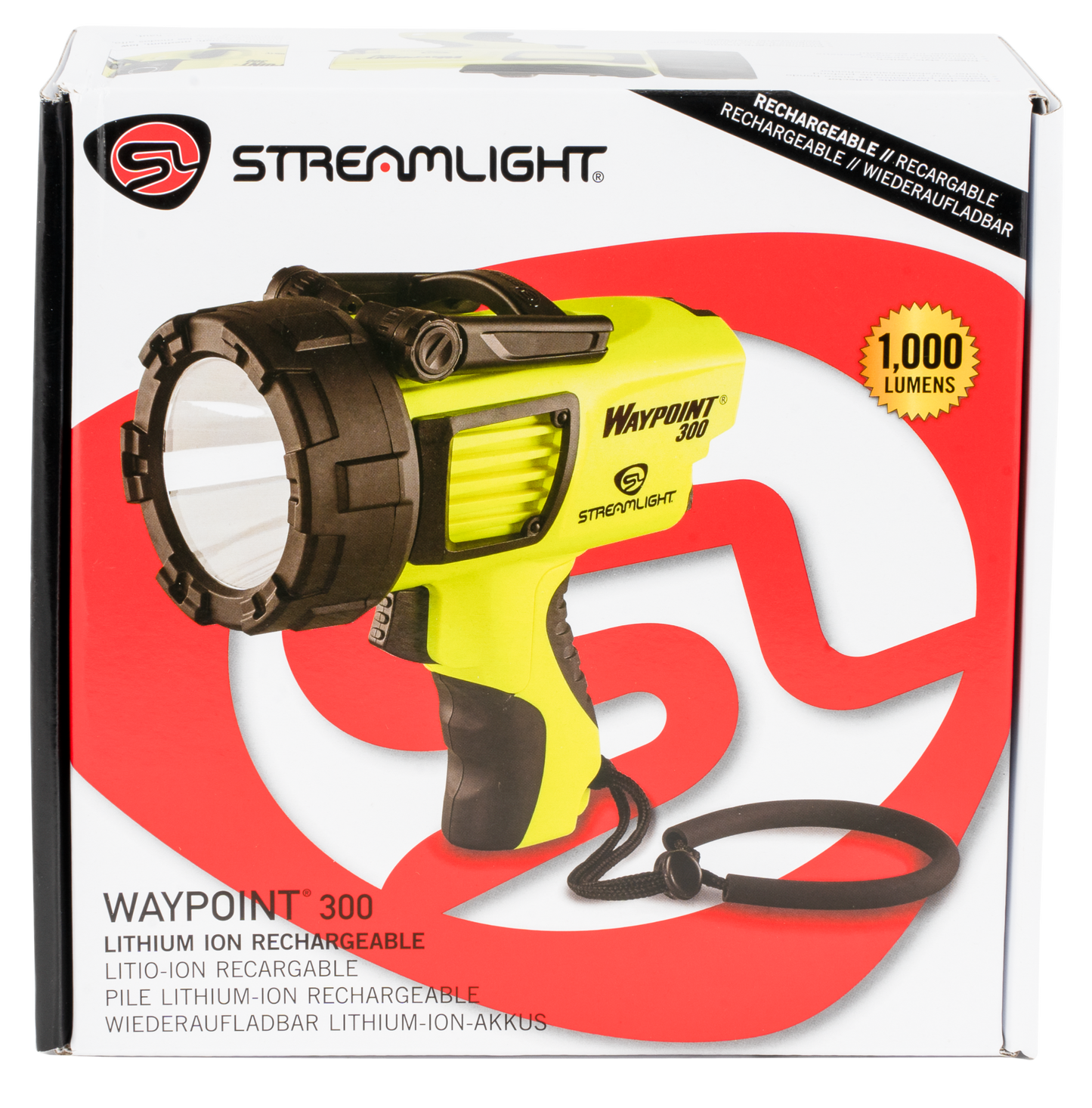 Streamlight Waypoint, Stl 44910 Waypoint 300 Rec Spotlight Yellow