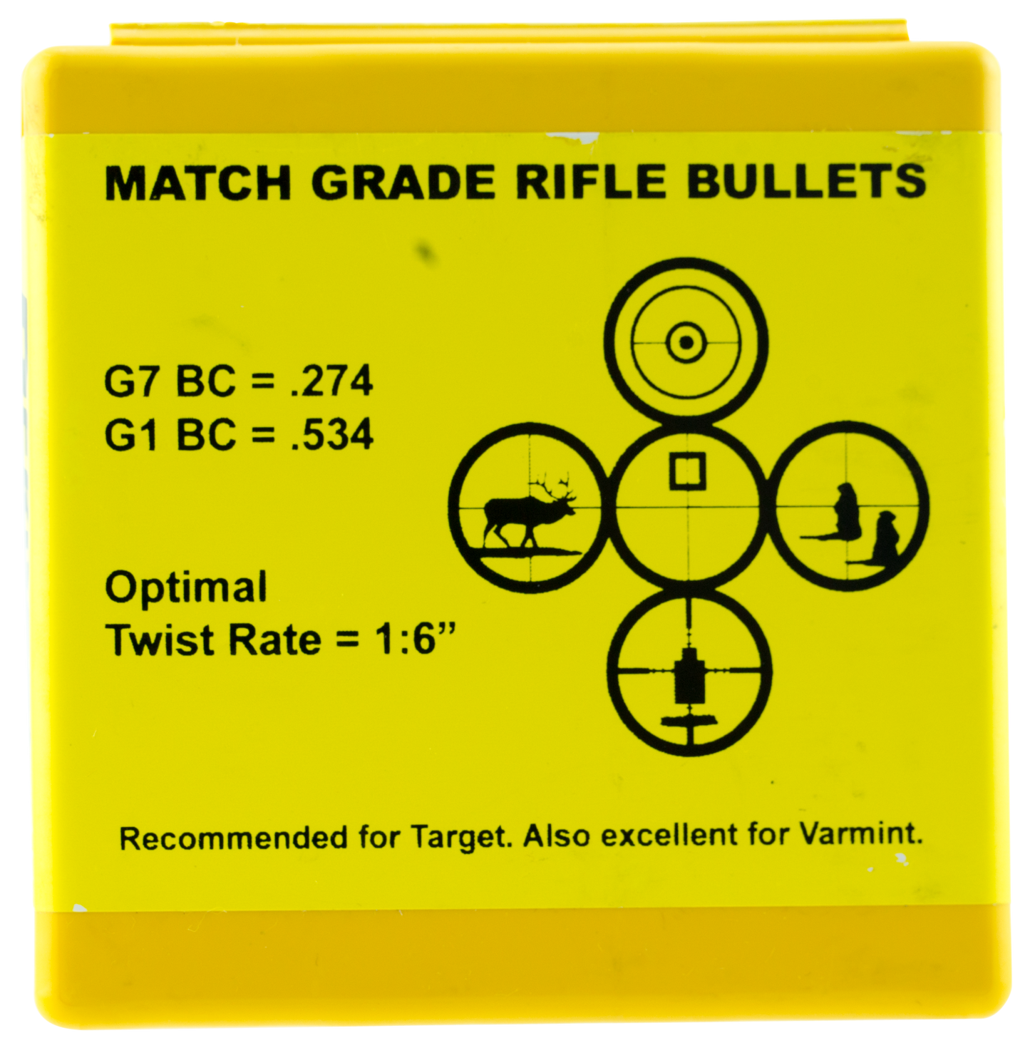 Berger Bullets Vld Target, Berg 22423 Bull .224 90gr Vld Tgt 100