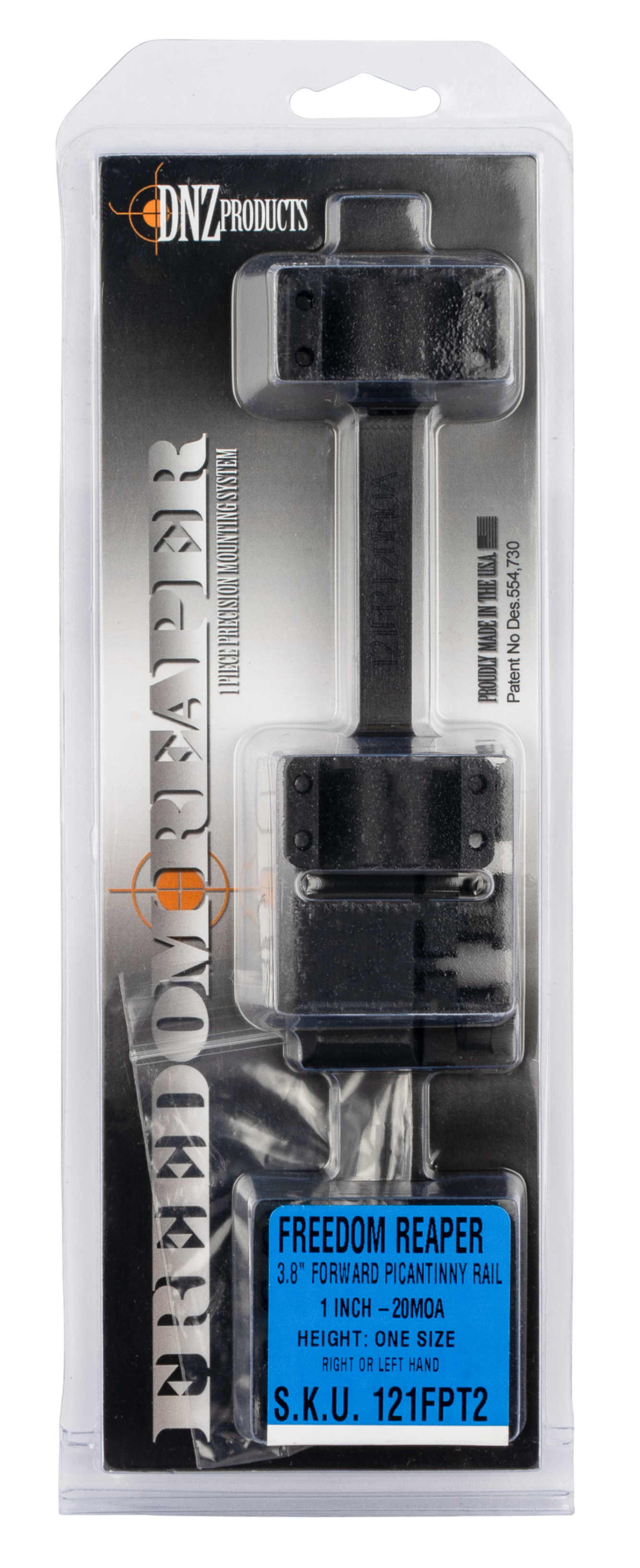 Dnz Freedom Reaper, Dnz 321fpt2 Fr-reap Pict Rail 3.8 Fward 20moa 30mm