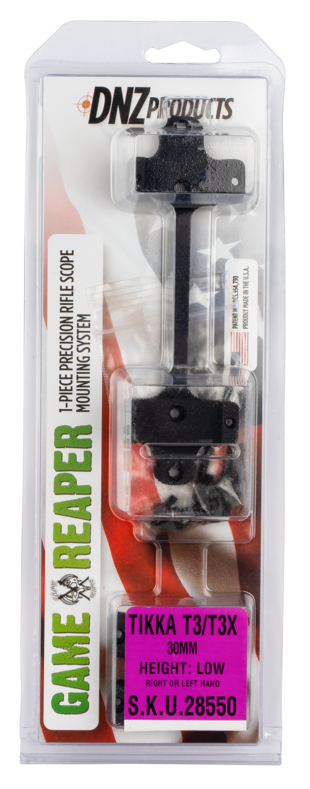 Dnz Game Reaper, Dnz 28550 Tikka T3 Low Mt 30mm