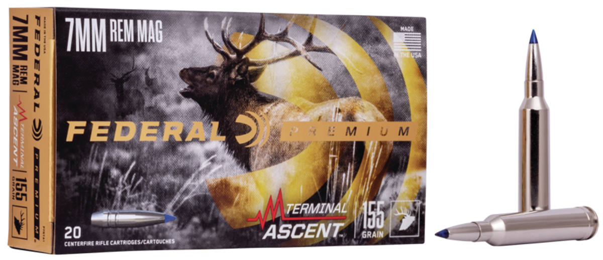 Federal Premium, Fed P7rta1 7mm Mg 155 Term Ascent 20/10