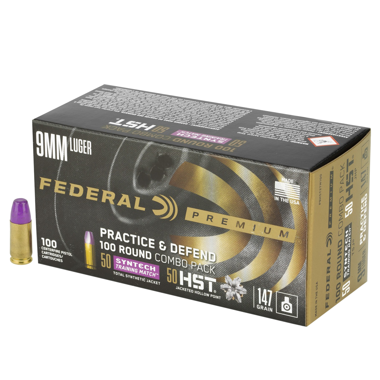 Federal Practice & Defend, Fed P9hst2tm100 9mm 147 Prct/dfnd 100/5
