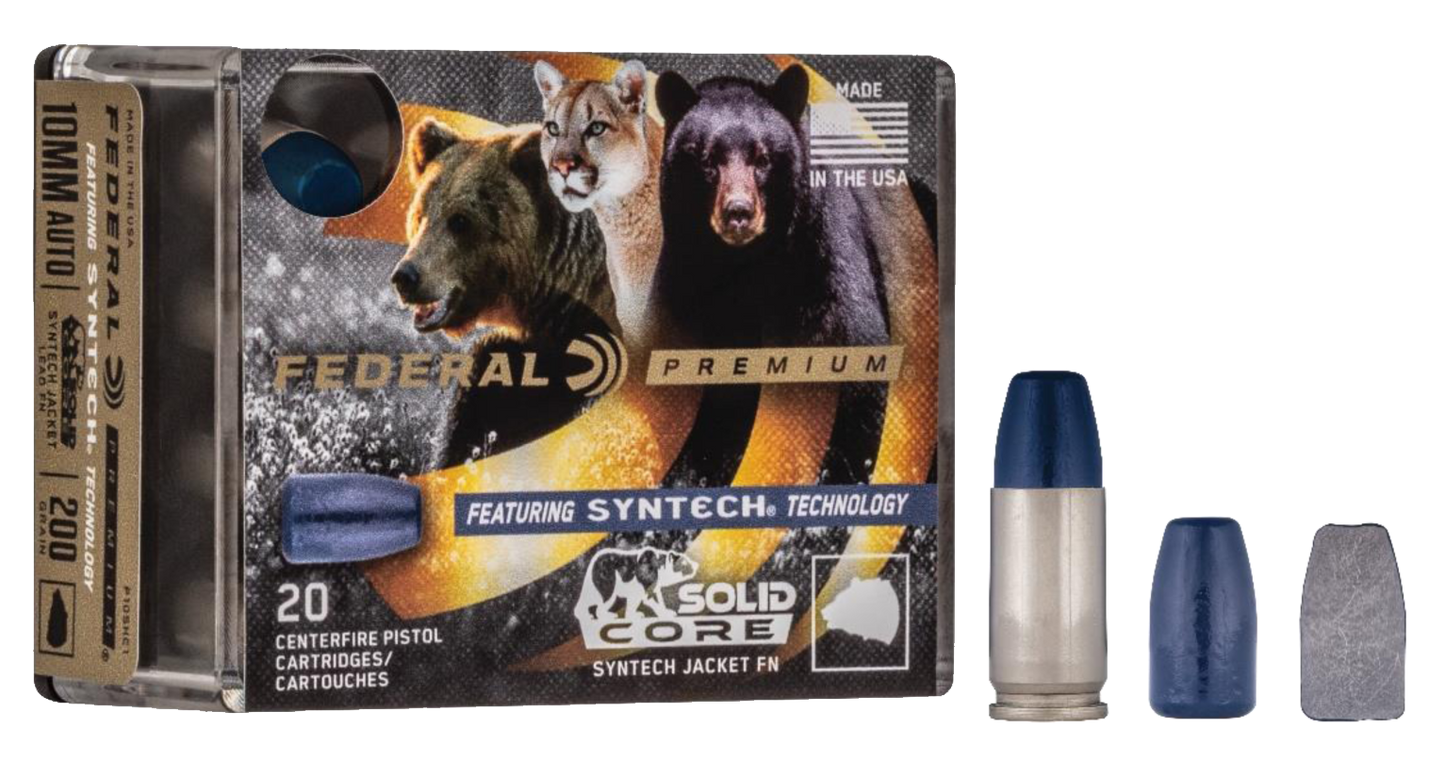 Federal Premium, Fed P9shc1 9mmlg 147 Solid Core 20/10