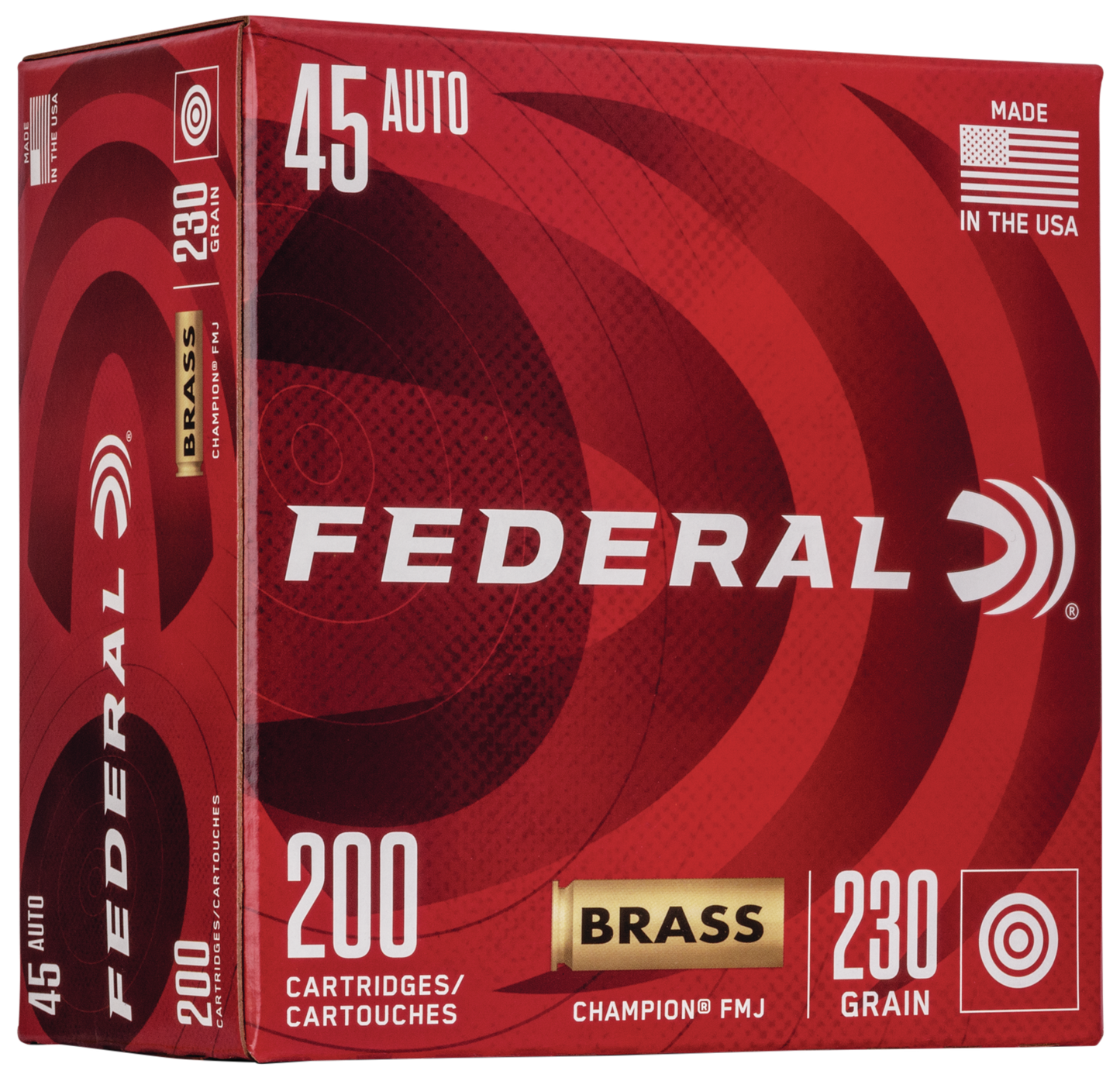 Federal Champion, Fed Wm52332 45 Brass 230 Fmj 200/5