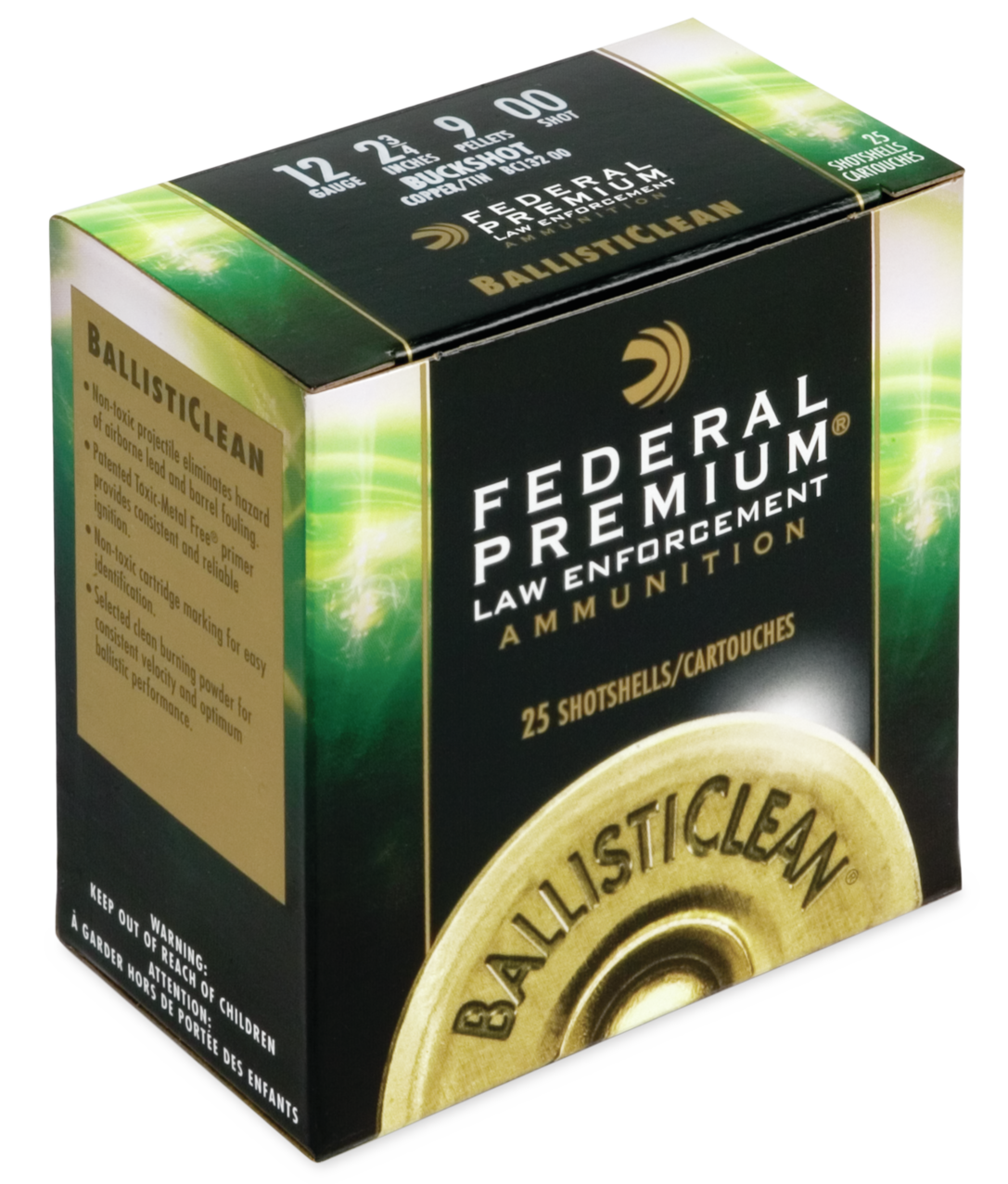 Federal Ballisticlean, Fed Bc13200 12 00 Buck 25/10