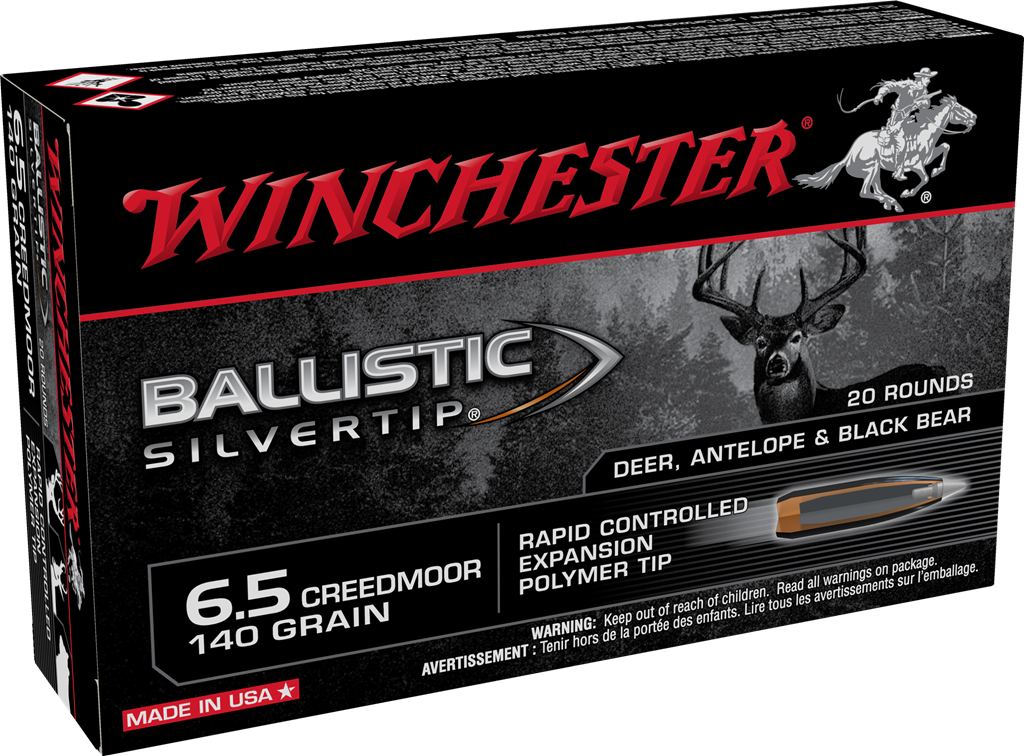 Winchester Ammo Ballistic Silvertip, Win Sbst65cm 6.5crd 140bst 20/10