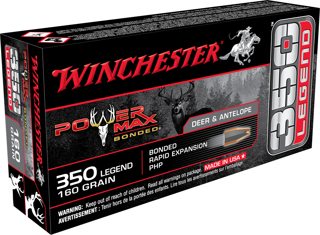 Winchester Ammo Power Max Bonded, Win X3501bp 350leg 160 Pmb 20/10