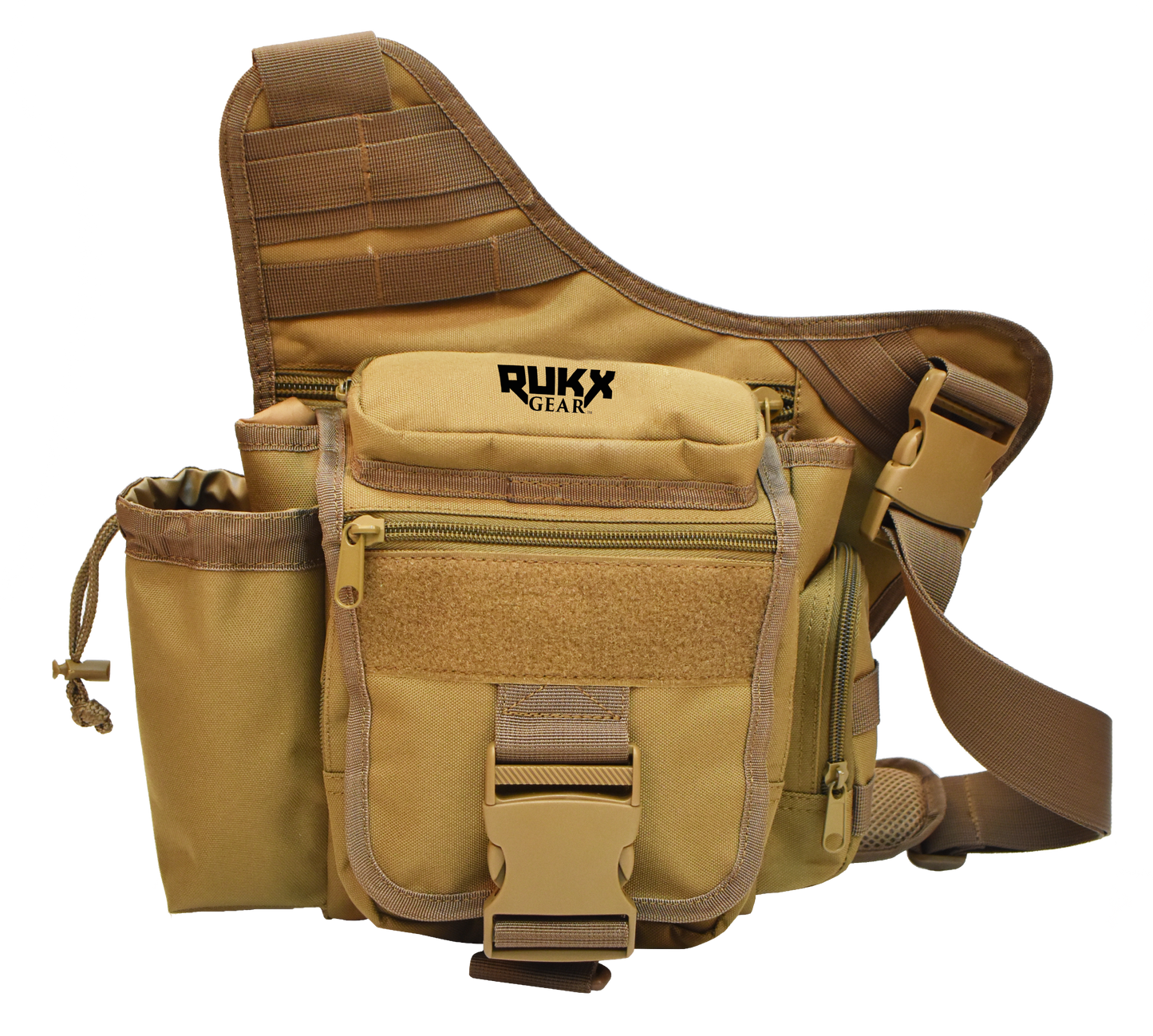 Rukx Gear Sling Bag, Rukx Atictsbt Single Strap Sling Bag Tan