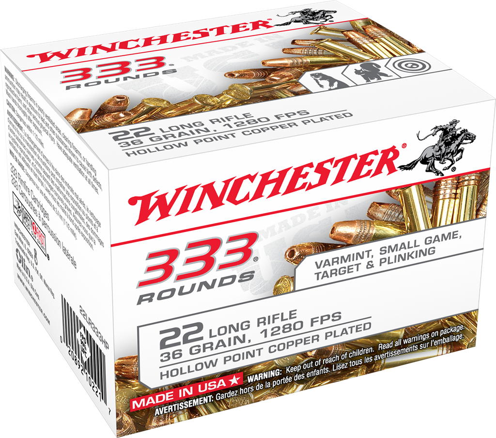 Winchester Ammo Usa, Win 22lr333hp 22lr 36 Cphp 333/10